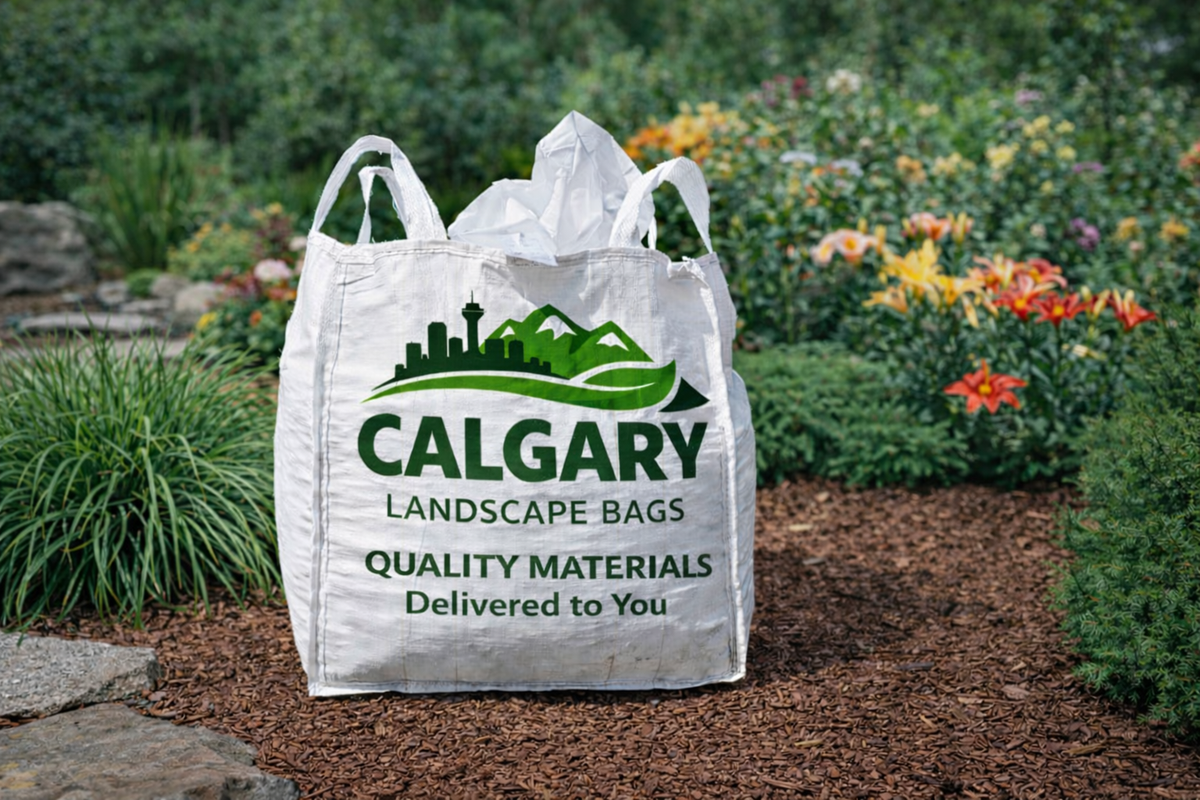 Step by step process showing how Calgary homeowners order landscaping materials from Calgary Landscape Bags